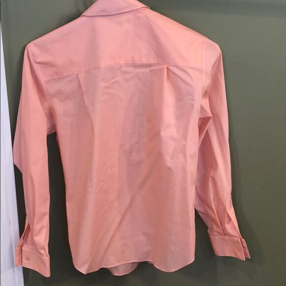 Foxcroft 2P Peach Wrinkle Free Shirt - Picture 6 of 6